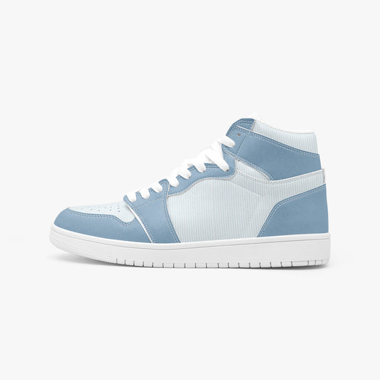 Baby Blue's - Custom high-top sneakers inspired by the classic Air Jordan 1 silhouette. Premium leather construction with a bold, unique colorway.